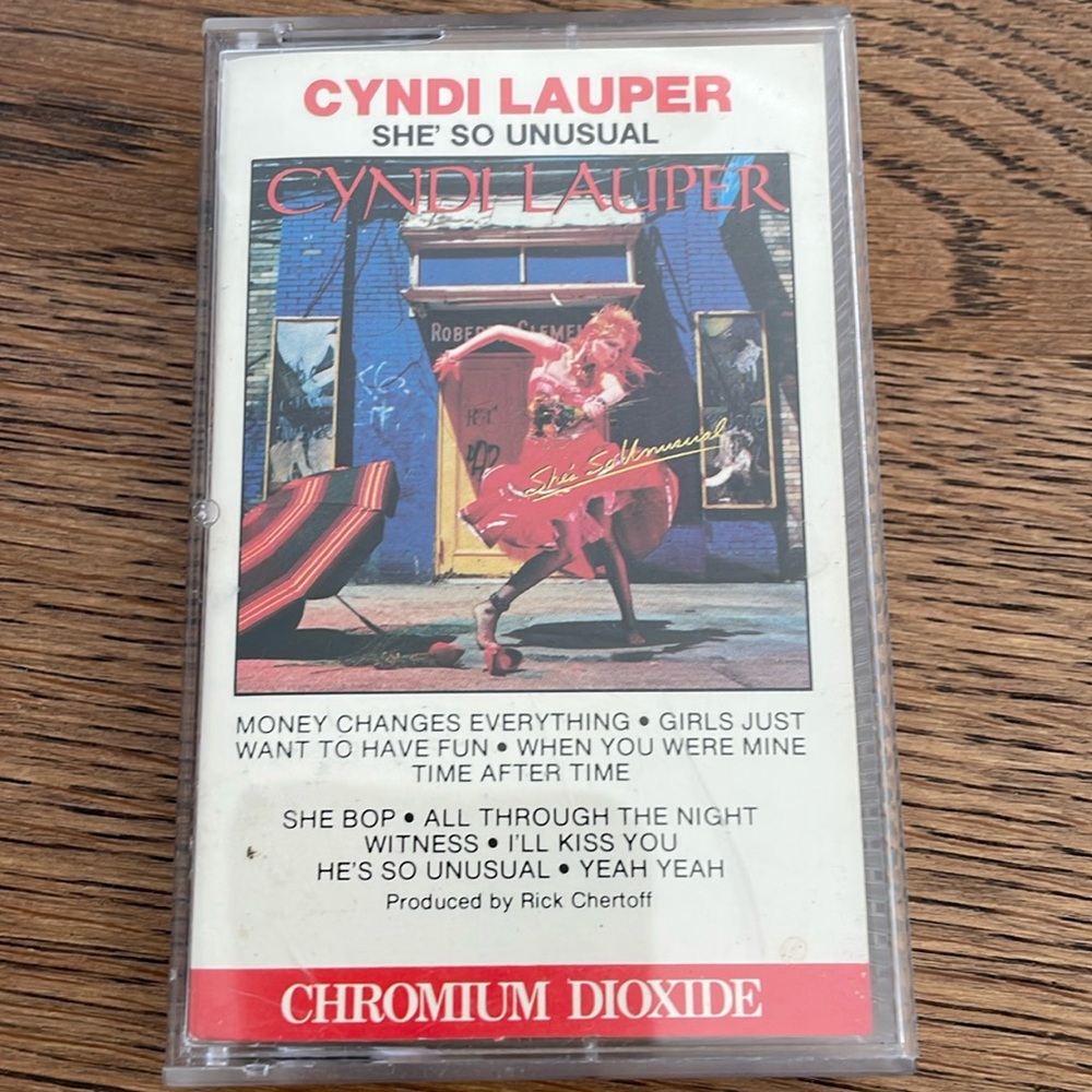 Cyndi Lauper He’s So Unusual Cassette Tape CBS 1983